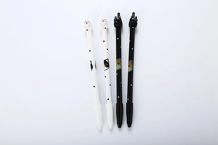 

20 PCs Cute Cartoon Cat Pet Gel Pen Creative Student Reward Neutral Pen School Office Supplies Learning Stationery Wholesale