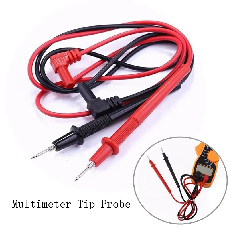 

2Pcs Useful Office Portable Universal Digital Multimeter Needle Tip Probe Lead Pen For Test Wire Cable Electrical Instruments