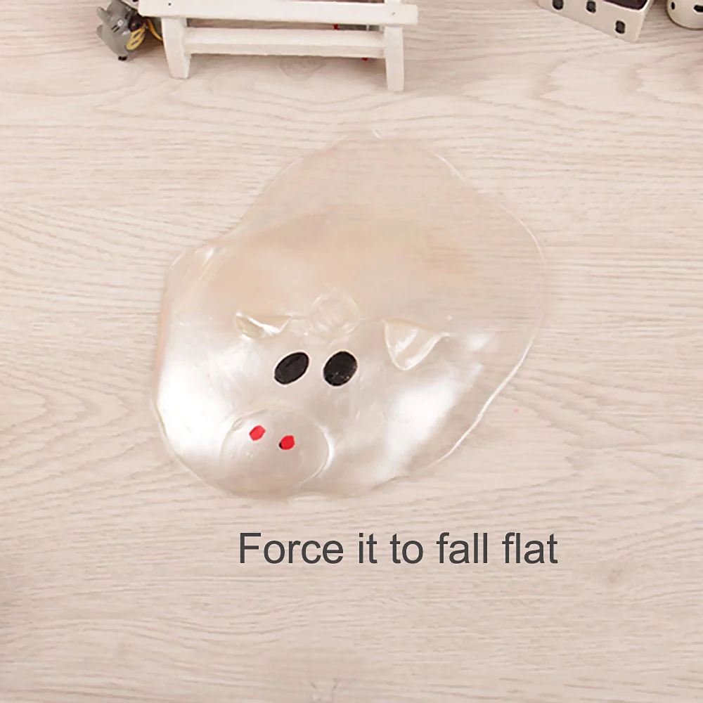 Желейная свинка золотой милый мяч липкая антистрессовая термопластичная резина