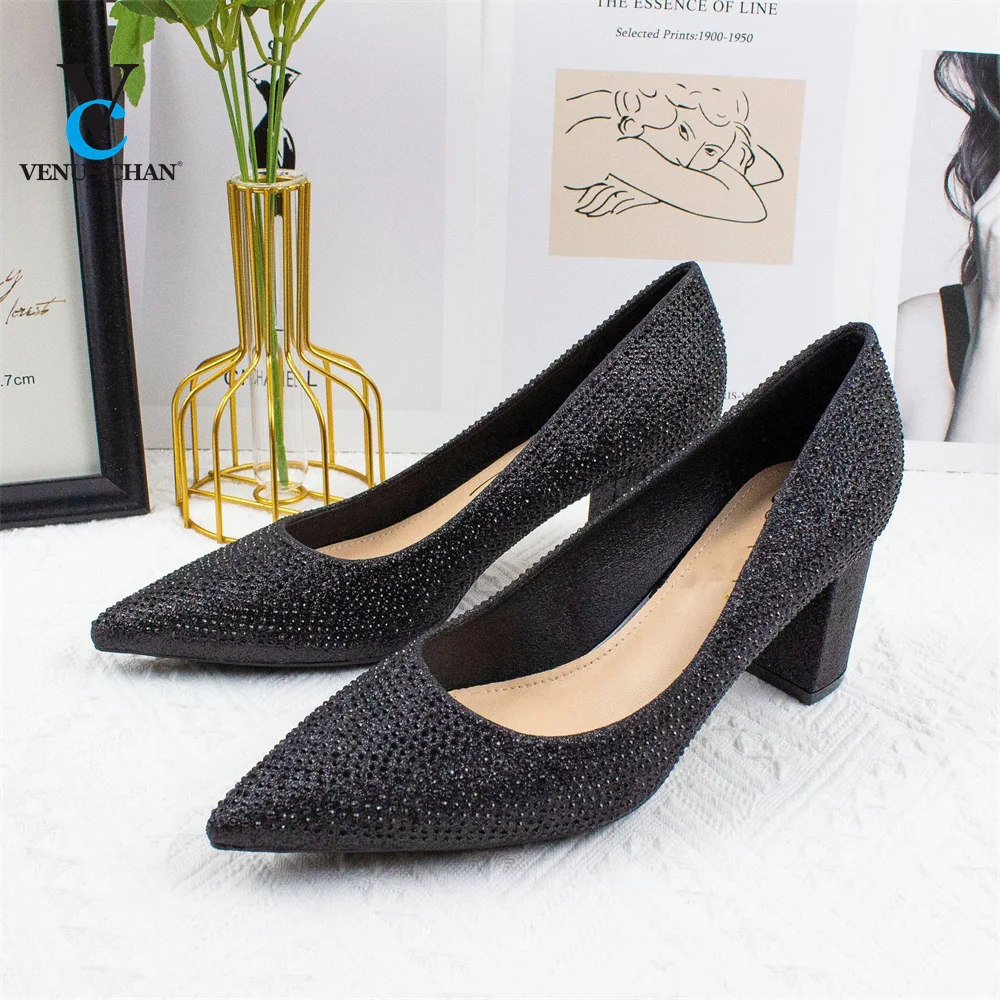 

Женские туфли-лодочки из ПУ кожи, на шпильке, с острым носком