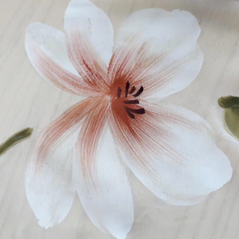 

Korean Pastoral Tulle Curtain Floral Pattern For Living Room Elegant Voile Sheer Drape Balcony Window Treatment X149#40