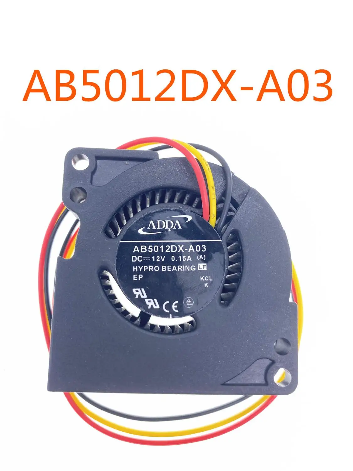 

For ADDA AB5012DX-A03 (A) DC 12V 0.15A 3-wire Server Cooling Fan