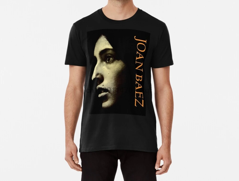 Для мужчин Funy футболка Joan Baez Легенда певец женщин с принтом музыкальной группы