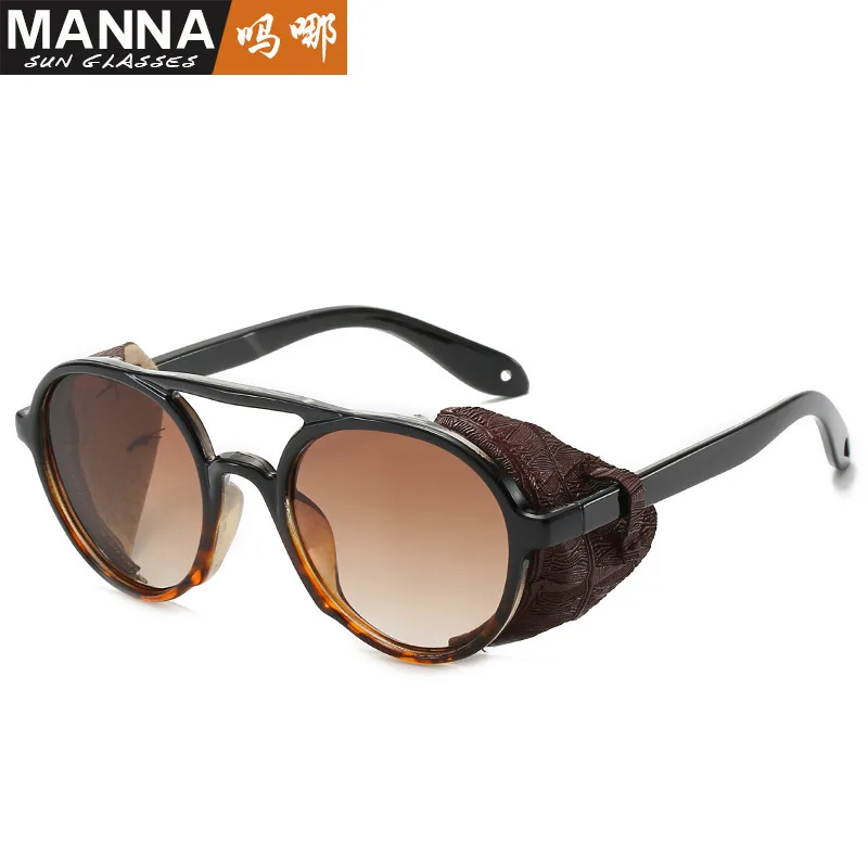 Новинка 2020 модные круглые линзы очки летние для улицы солнцезащитные подходят ко