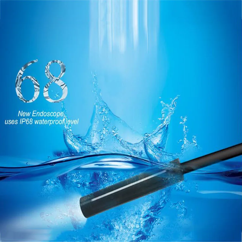 Камера-Эндоскоп 5 мм 3 в 1 USB водостойкая IP67 6 светодиодов | Инструменты