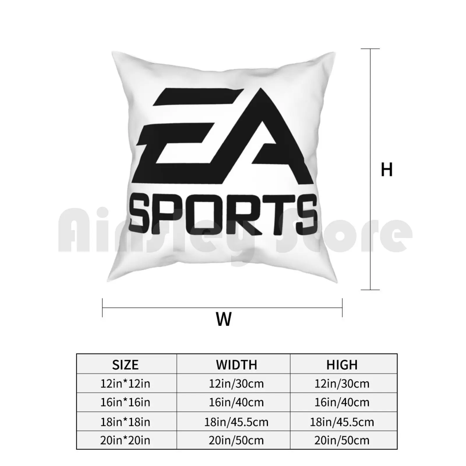 Ea Sports Pillow Case Printed Home Soft DIY cover Stuff | Дом и сад