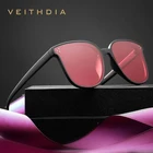 Женские солнцезащитные очки VEITHDIA, винтажные поляризационные очки для вождения с фотохромными линзами, степень защиты UV400, 2019