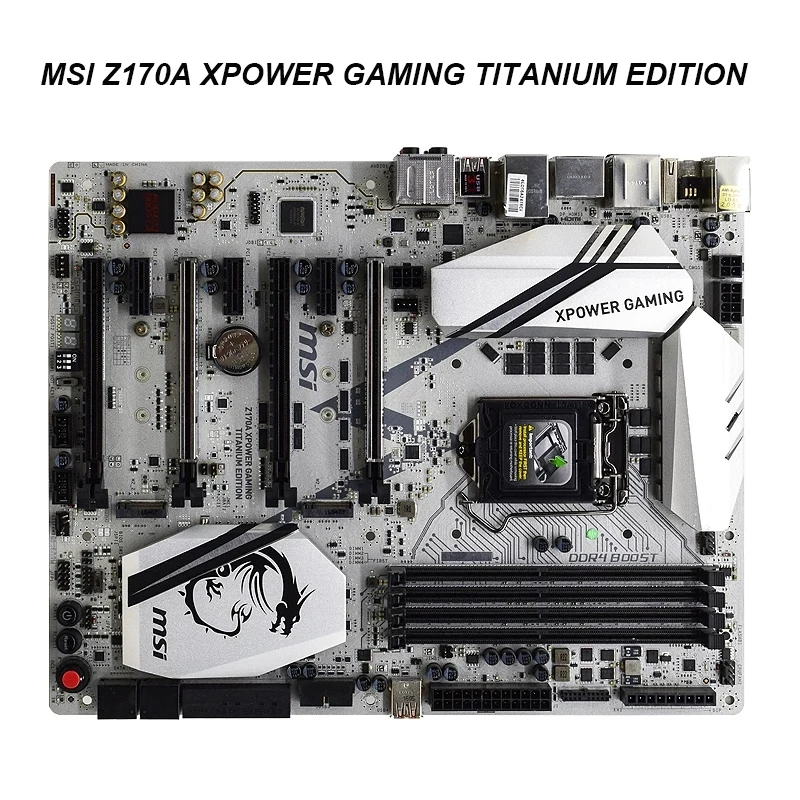 Для MSI Z170A XPOWER GAMING TITANIUM EDITION ПК Gaming 1151 Z170 с м.2 оригинальная б/у материнская плата |