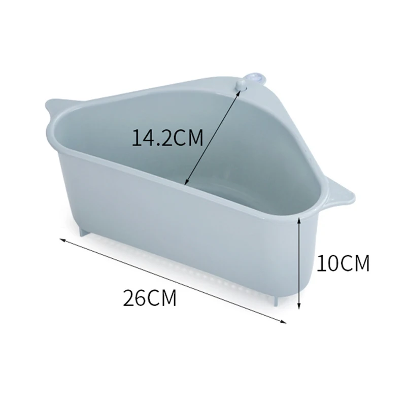 Новинка горячая распродажа триангловидная полка для слива хранения присоска