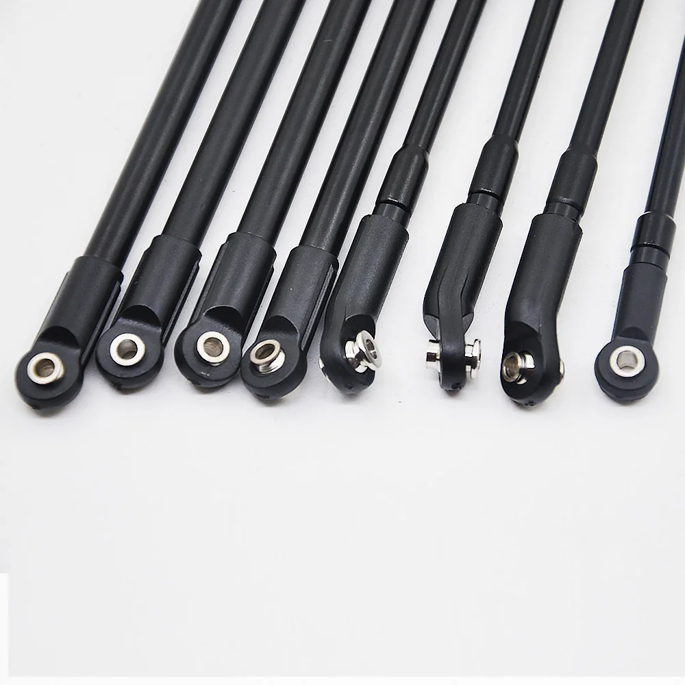 AXSPEED 8PCS Aluminum Alloy Upper Lower Link Rod Kit Sturdy Vehicle Linkage for 1/10 D90 RC Crawler Car Upgrade Parts | Игрушки и хобби