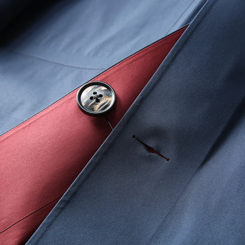 Новый деловой Повседневный тканевый водонепроницаемый удобный Тренч средней