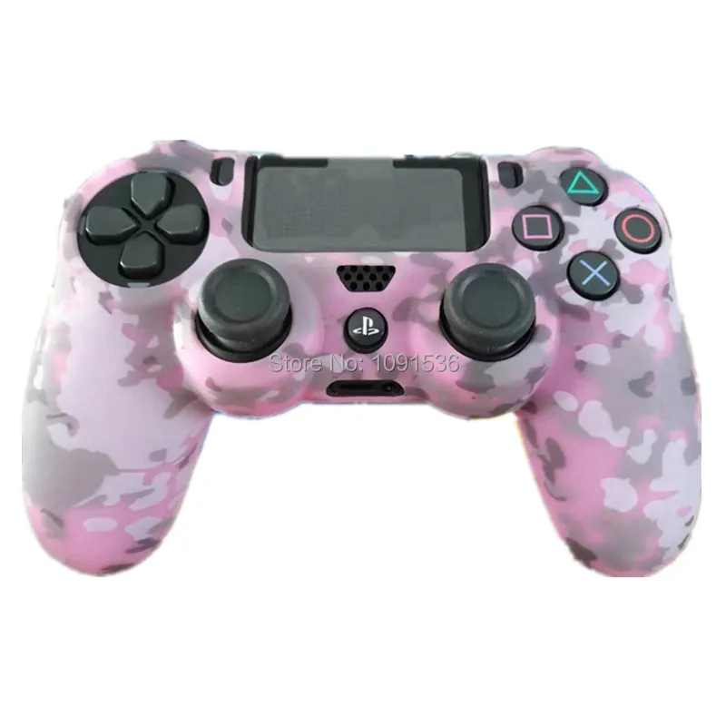 Камуфляжный Мягкий силиконовый чехол защитный чехол для sony Playstation 4 PS4 для Dualshock 4 контроллер для ps4 pro slim
