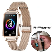 smart watch women ip68 waterproof female period hd screen call reminder sports clock for apple huawei xiaomi phone smartwatch