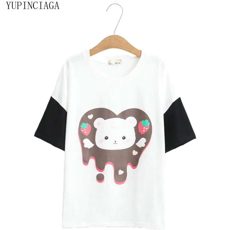 

Женская хлопковая футболка с коротким рукавом и круглым вырезом, в стиле преппи