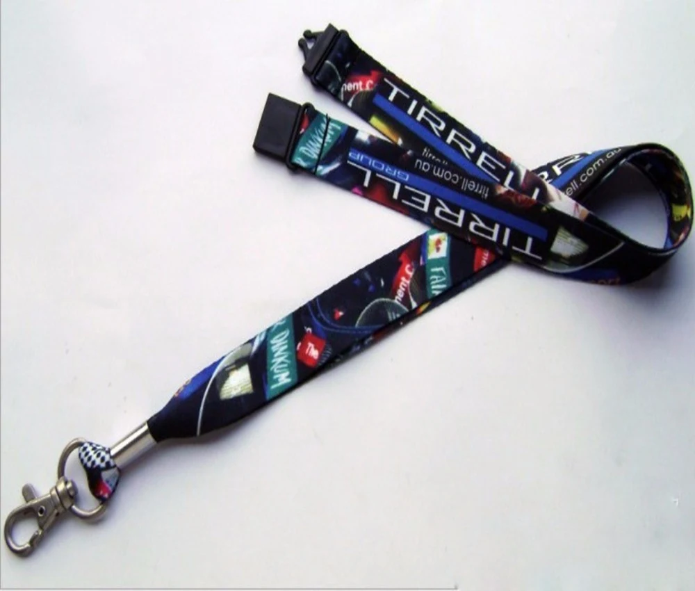 

Cheap White Neck Lanyard With Logo Custom Print Bulldog Clip Lanyard Strap For Activities Promotion