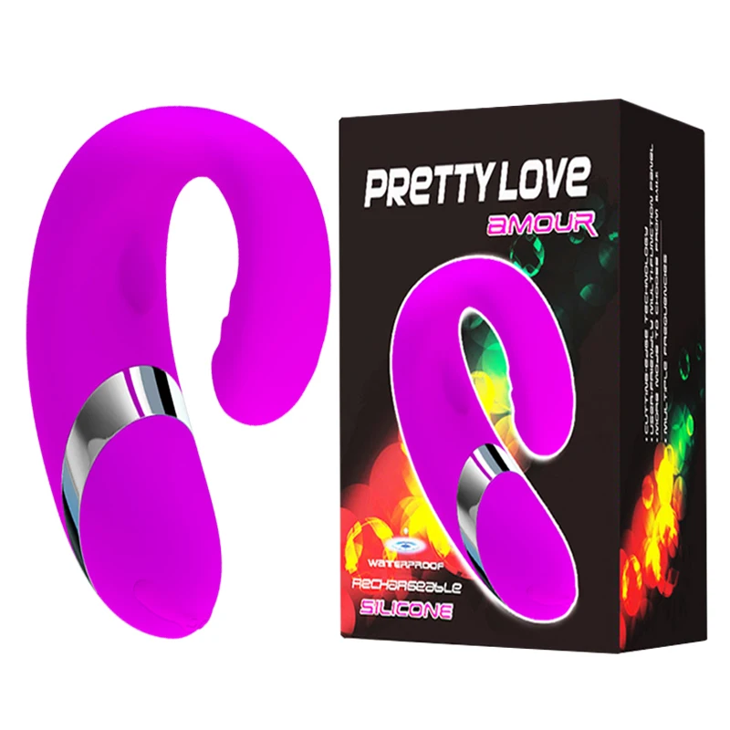 Водонепроницаемый Вибратор Pretty Love 12 режимов для точки G We Vibe мастурбатор в виде