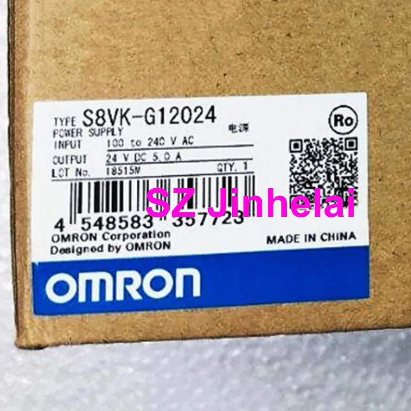 Оригинальный импульсный источник питания OMRON S8VK G12024 120 Вт 24 В постоянного тока