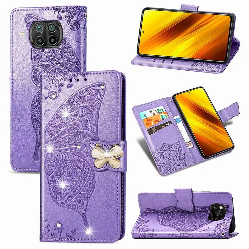 

Flip Case For Xiaomi Mi 10T lite Funda Cover wallet Leather Butterfly Case For Xiaomi Mi 10T Pro 5G Phone case Etui Capa 10TLite