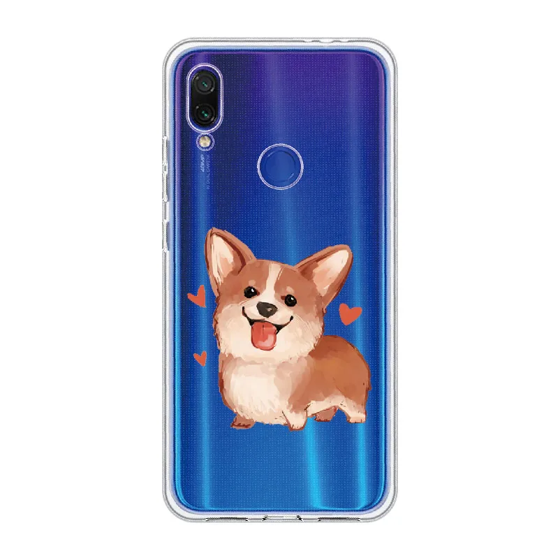 Симпатичный щенок Хаски любитель собак для Xiaomi Mi Redmi Note 5 6 7 8 9 10 lite Pro Plus Мягкий