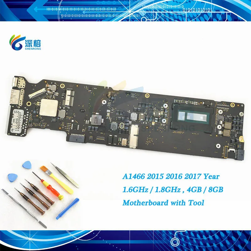 Материнская плата A1466 820 00165 A для MacBook Air 13 &quotA1466 логическая 1 6 ГГц/1 8 ГГц 4 Гб/8 ГБ 2015