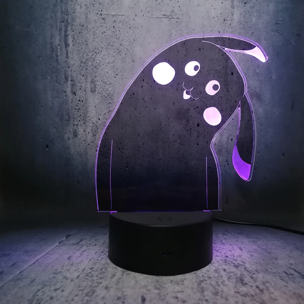 Милый стиль Пикачу 3D LED USB лампа Kawaii Покемон игра мяч детские подарки стол ночник