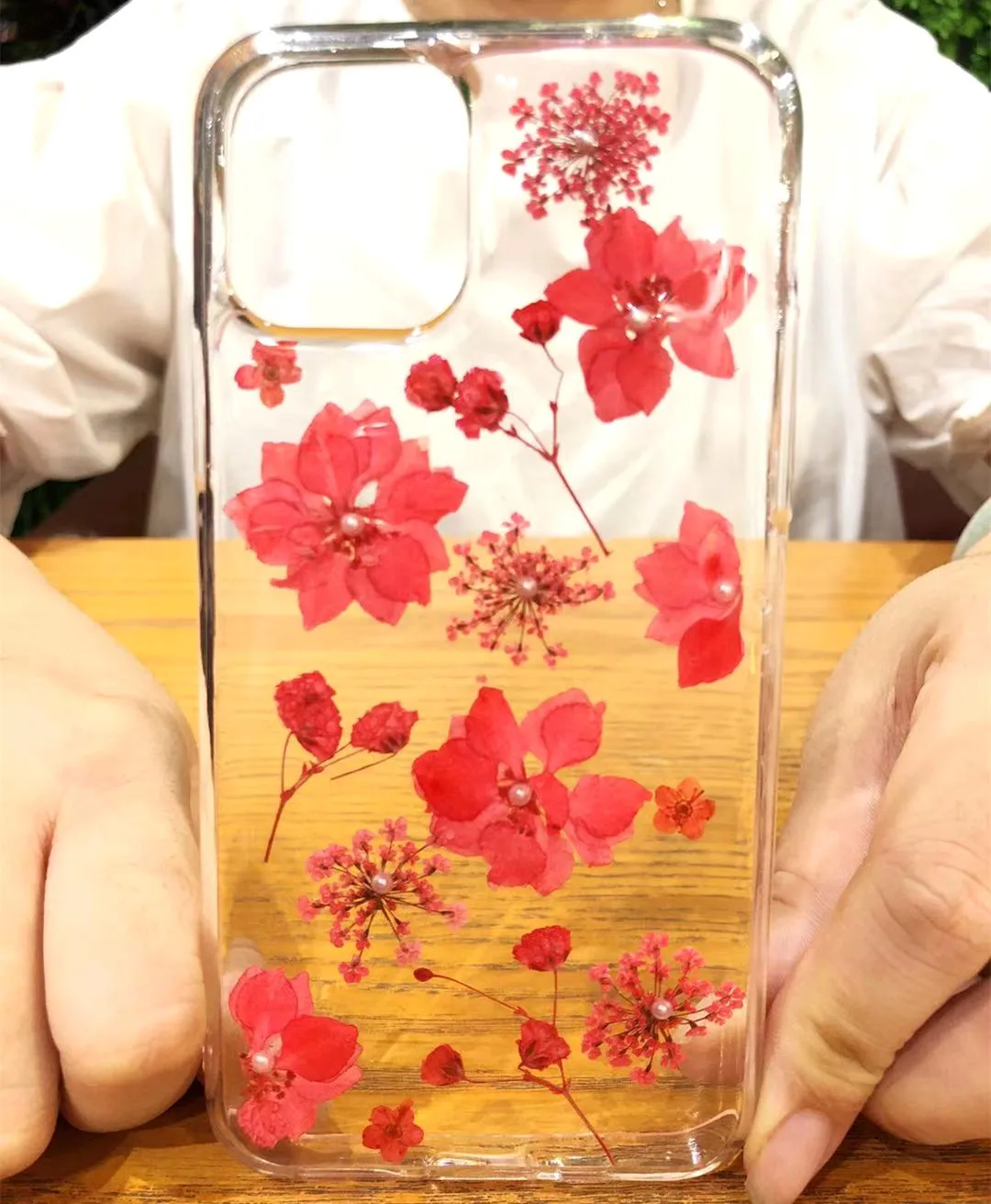 Real Flowers Dried Flower Soft TPU Back Cover for IPhone X 6 6S 7 8 Plus XS XR Max Clear Phone Case New 11 2019 |
