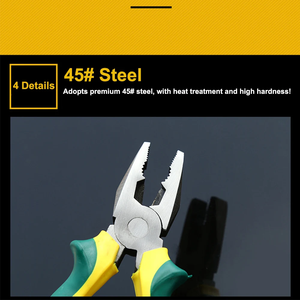 

Labor saving hand pliers multifunctional industrial grade 8 "vice green multifunctional industrial grade 8" vice green