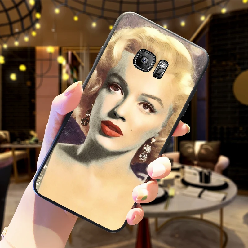 Роскошный черный чехол Marilyn Monroe для huawei P Smart Z 2018 P20 Pro P8 P9 Mini P10 2019 P30