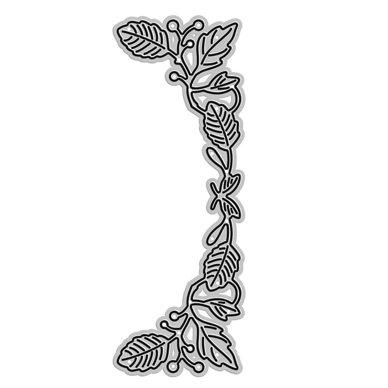 Leaves Arch Shape Border Frame Metal Cutting Dies - DIY and Scrapbooking Embossing Decoration Card Making (No Stamps) image 2