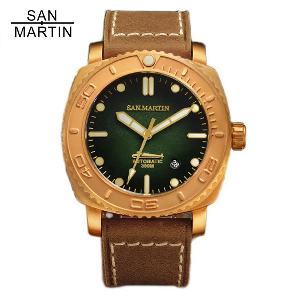 Часы наручные San Martin Мужские механические с сапфировым стеклом SN078Q