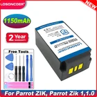 Аккумулятор LOSONCOER PF056001AA на 1150 мА  ч для попугаев, ZIK, 1, Zik 1,0 One