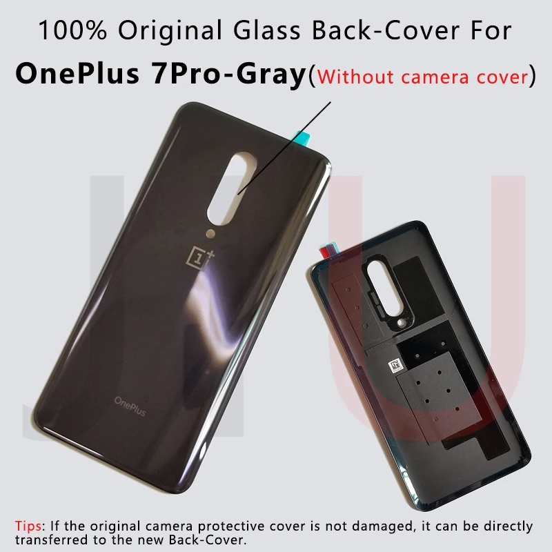 Стеклянная задняя крышка батарейного отсека для oneplus 7pro 7T 1 + 7100 новая Замена