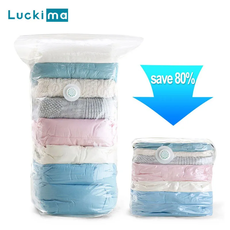 Портативные вакуумные мешки для хранения компрессионный органайзер шкафа дома