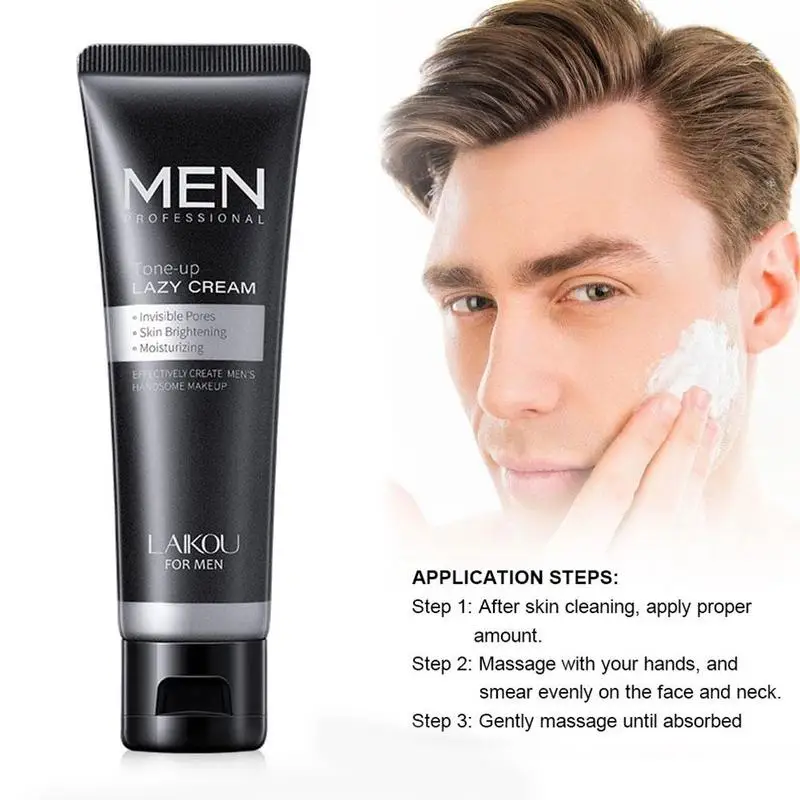 LAIKOU Natural Whitening Men BB Cream Face Effective Care Sunscreen Foundation Base Makeup Skin Color |