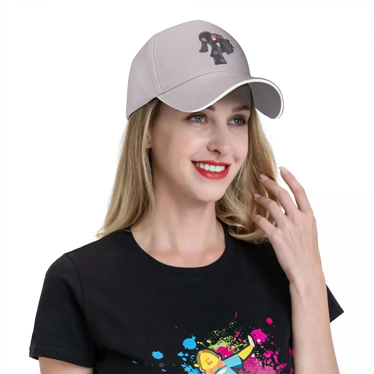 Бейсбольная кепка Sasori для мужчин и женщин милый головной убор с принтом аниме