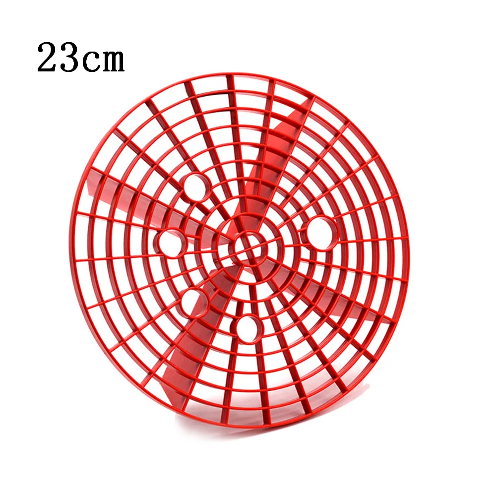 23cm red Автомойка защита от гравия Авто Чистящая вставка инструмента мочалка ведро воды царапины фильтр грязи фильтр воды фильтрующий блок автомобильные аксессуары - Цвет: 23cm red