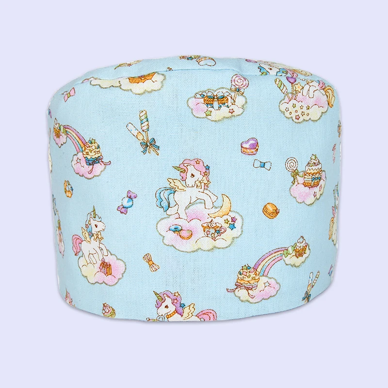 Единорог синий ветеринарный скраб Кепки s шаблон стоматологический кормящих