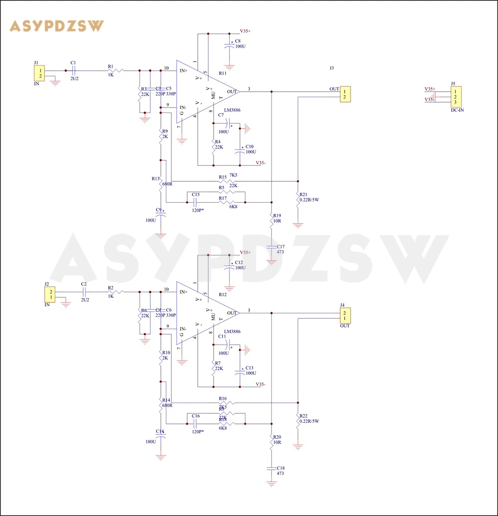 Мини стерео усилитель чистой мощности LM3886 схема динамичесотзывы PCB/DIY Kit/готовая