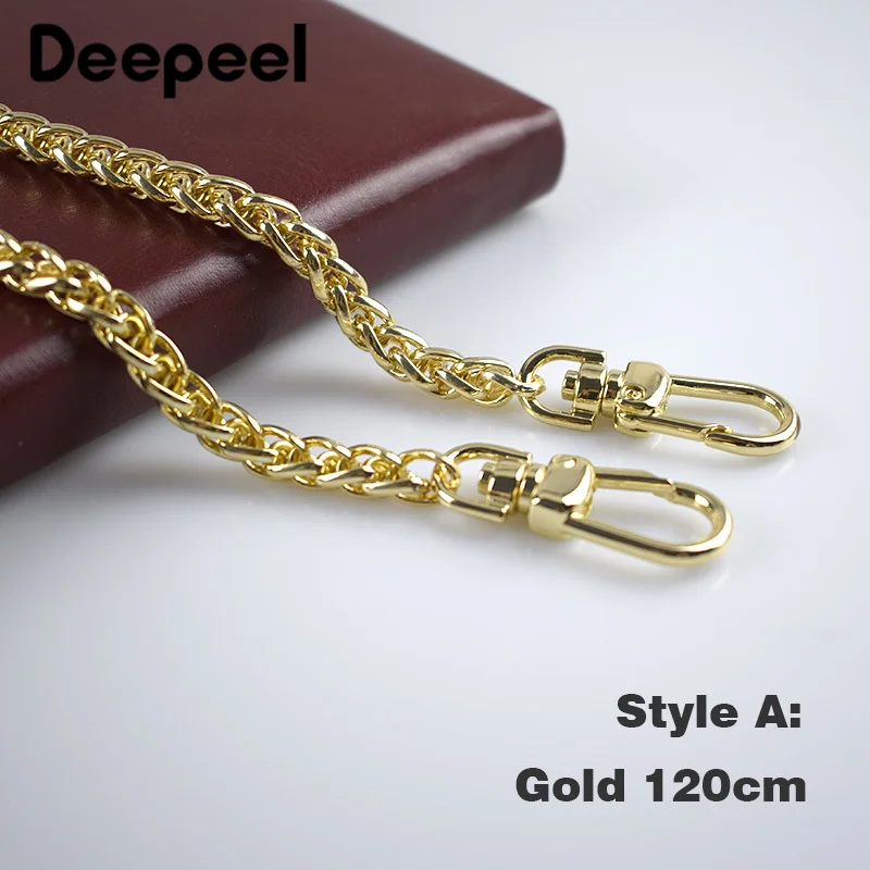 Deepeel 120 см Сумки из натуральной кожи с металлическими цепочками сумка для ношения