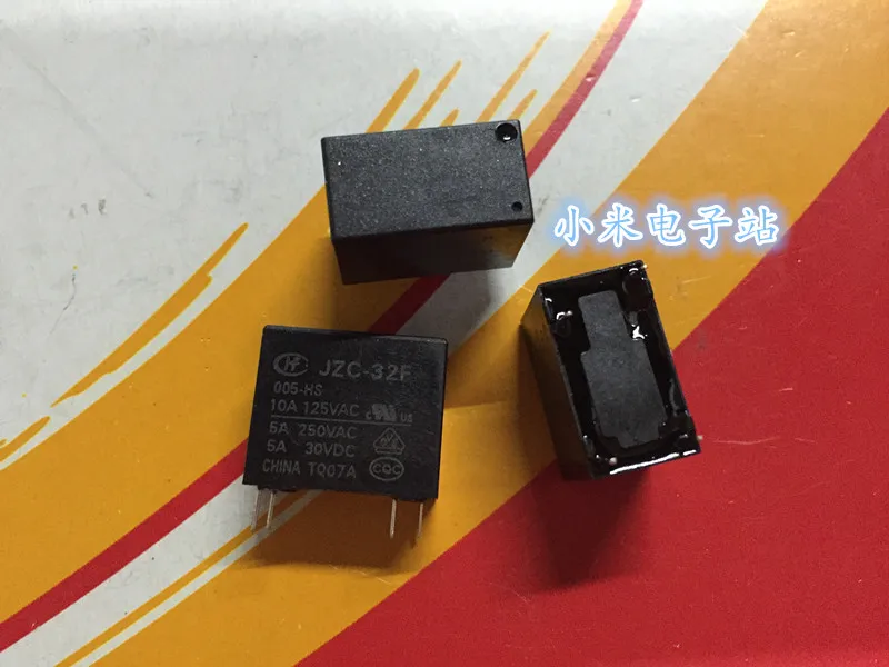 

JZC-32F 005-HS3 макро реле HF32F 5V-HS 5A 4 фута для фототехники