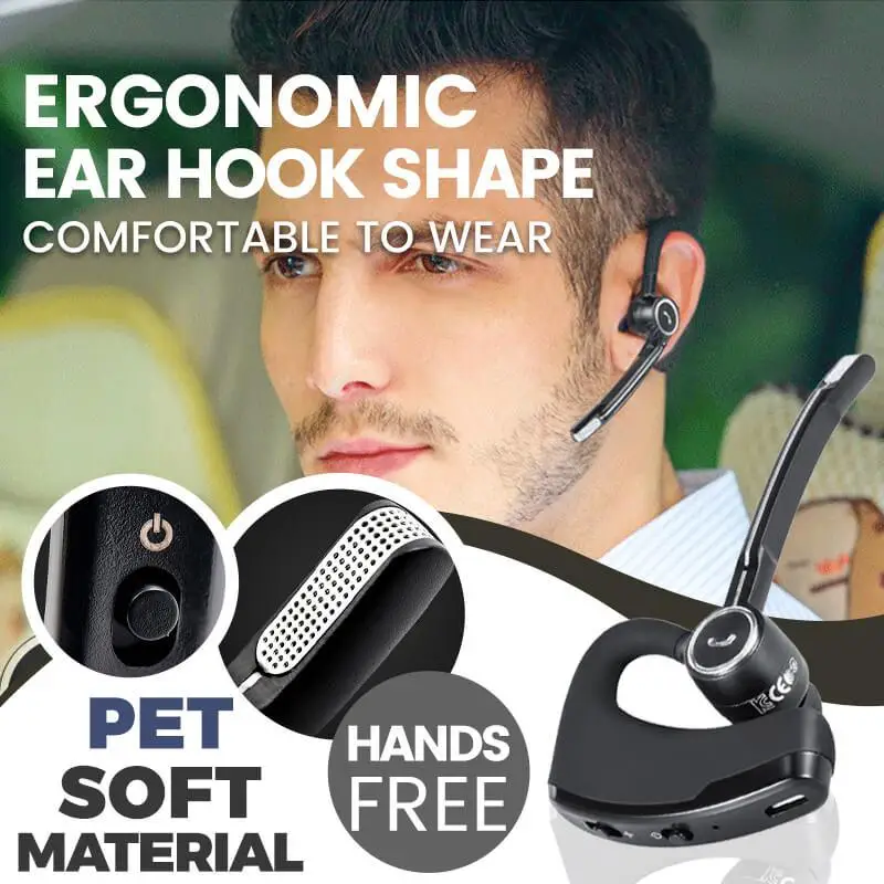 

Stereo Wireless Business Bluetooth Headphones New Business Bluetooth Headset Bluetooth 5.0 Earpiece Handsfree Headphones Mini Wi
