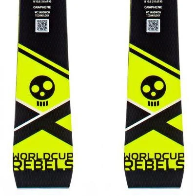 Горные лыжи HEAD WC iRace Team SLR 2 + 7.5 AC BRAKE 78 [H] с креплениями желтый/черный| |