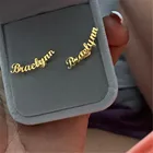 Женские серьги-гвоздики из нержавеющей стали с буквами