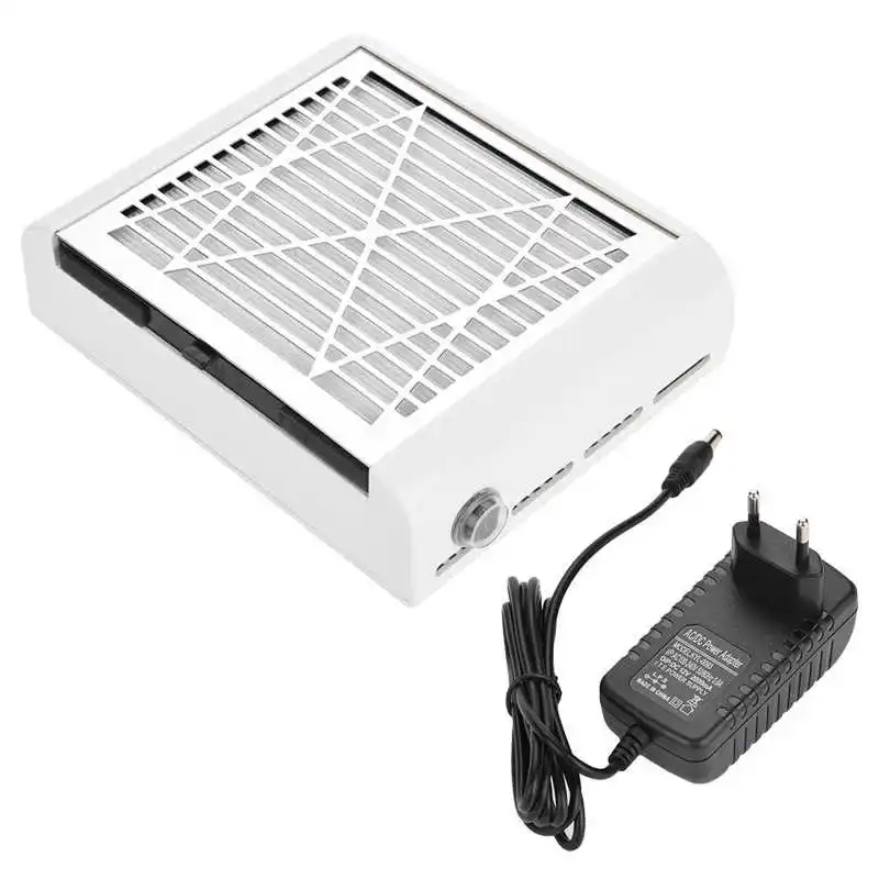 

40W Multifunction Nail Remover Fan Art Salon Suction Dust Collector Acrylic UV Gel Machine Nail Dust Collector Nail Lamps