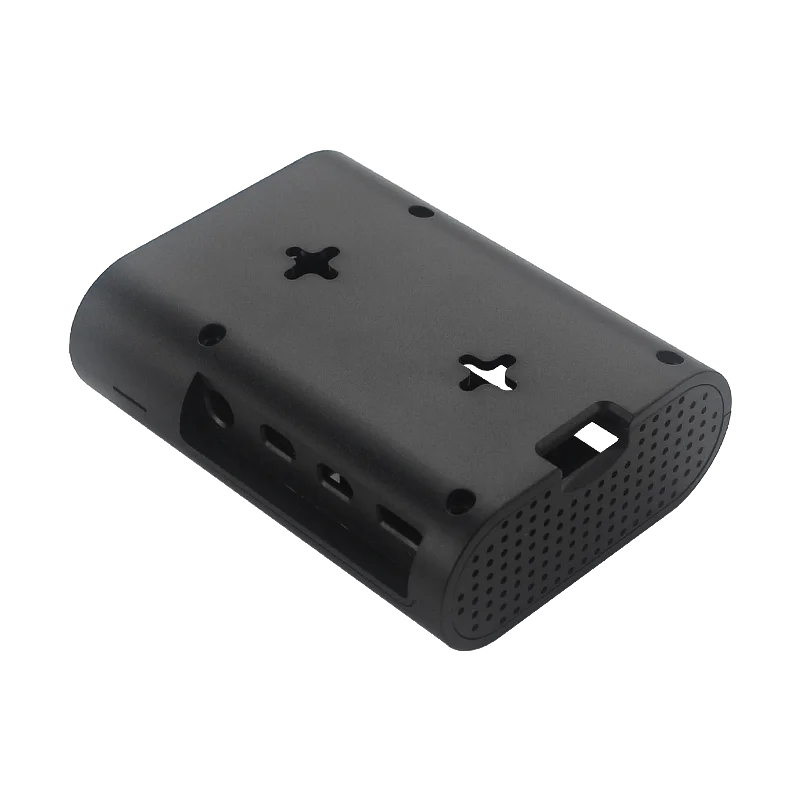 Чехол Raspberry Pi 4 ABS черная прозрачная коробка пластиковый защитный корпус