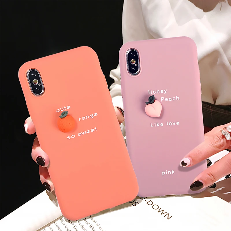Lovebay милый 3D узор чехол для телефона для iPhone 11 Pro XS Max XR X 8 7 6 6S Plus 11 милый фруктовый авокадо Мягкий ТПУ, конфетный задний Чехол