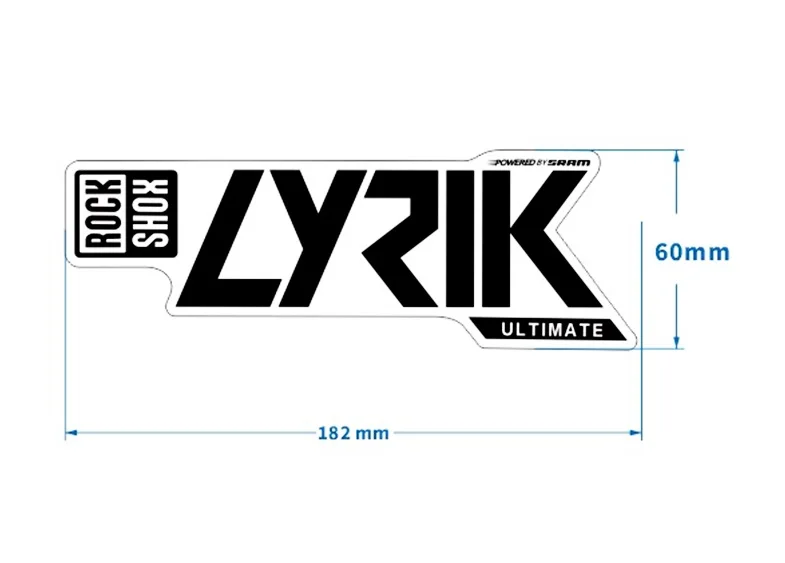 2020 ROCK SHOX тексты вилка Стикеры прозрачная подошва для MTB вертикальную стойку раму