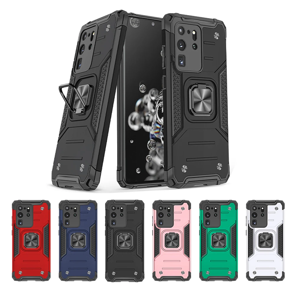 Армированный чехол для Galaxy S20 Ultra Plus S10 Lite S9 S8 Plus Note 20 Ultra 10 с подставкой, военный, защита от падения