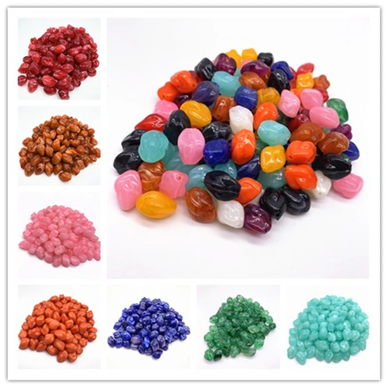 Оптовая продажа 20 шт. 15x10 мм грушевидной формы бусины из искусственного камня для