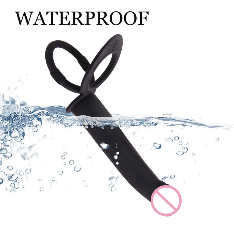 Эротический аксессуар Двойное проникновение фаллоимитатор анальная пробка для